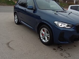 2021 BMW X3 20d xDrive III (G01) Рестайлинг, синий, 5300000 рублей, вид 3