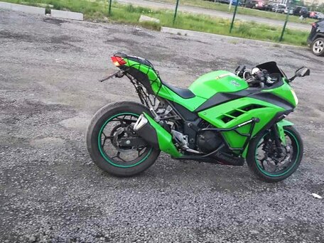 2013 Kawasaki Ninja 300, зелёный, 310000 рублей, вид 1