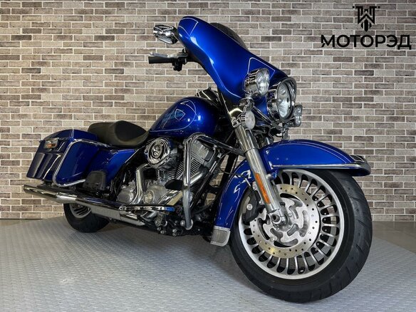 2008 Harley-Davidson Electra Glide, синий, 995000 рублей - вид 3