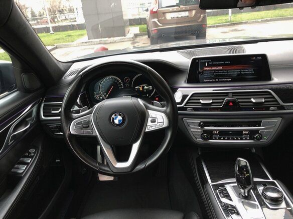 2016 BMW 7 серии 740d xDrive VI (G11/G12), серый - вид 13