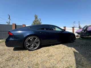 2019 Audi A7 50 TDI II (4K), синий, 5300000 рублей, вид 4