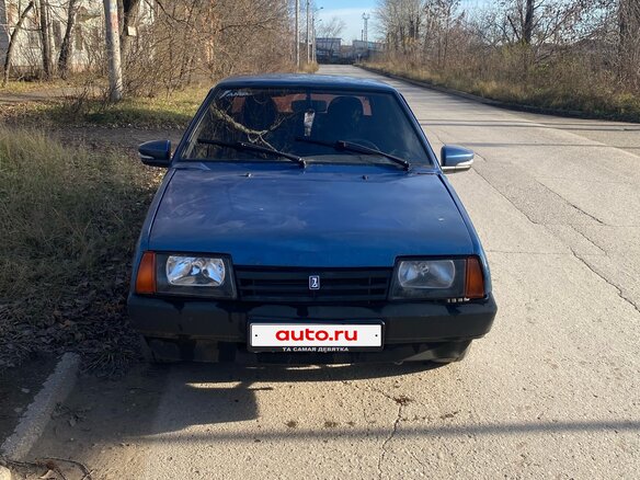 1996 Lada (ВАЗ) 21099, синий, 70000 рублей - вид 2