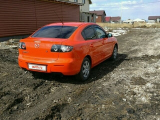 2008 Mazda 3 I (BK) Рестайлинг, красный, 545000 рублей, вид 3