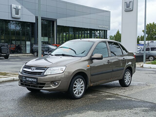 2014 Lada (ВАЗ) Granta I, коричневый, 309000 рублей, вид 1