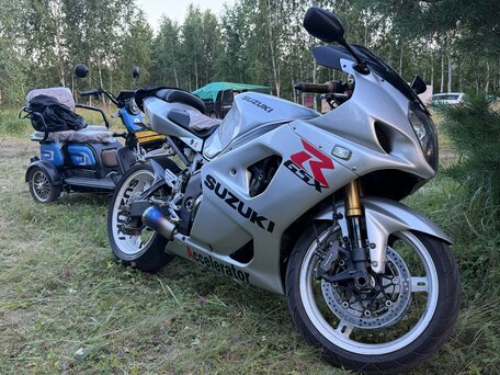 2003 Suzuki GSX-R 1000, серебристый, 450000 рублей, вид 1