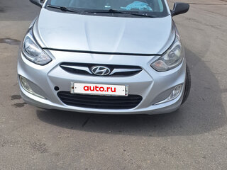 2014 Hyundai Solaris I, серебристый, 590000 рублей, вид 1
