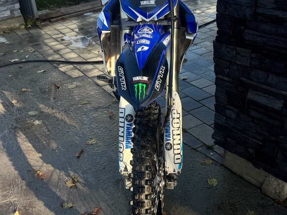 2017 Yamaha YZ250F, синий, 450000 рублей