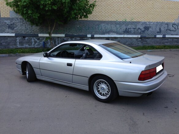 1990 BMW 8 серии 850i I (E31), серебристый - вид 4