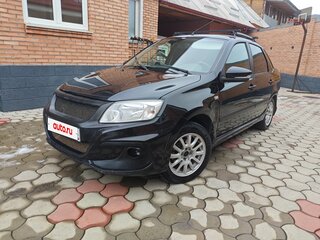 2015 Lada (ВАЗ) Granta I, чёрный, 495000 рублей, вид 2