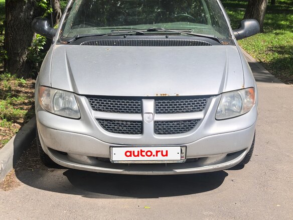 2002 Dodge Caravan Grand IV, серебристый, 400000 рублей