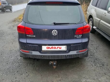 2013 Volkswagen Tiguan I Рестайлинг, синий, 650000 рублей, вид 3