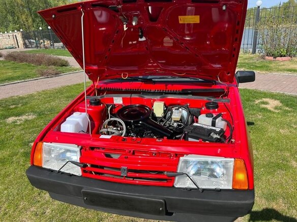 1998 Lada (ВАЗ) 2108, красный - вид 1