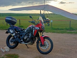 2016 Honda CRF 1000L Africa Twin, красный, 950000 рублей, вид 4