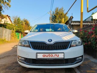 2017 Skoda Rapid I Рестайлинг, белый, 1250000 рублей, вид 3