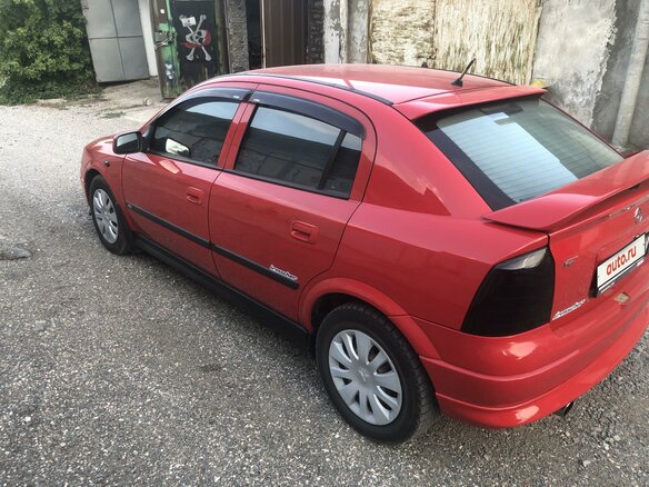 2002 Opel Astra G, красный, 425000 рублей - вид 6