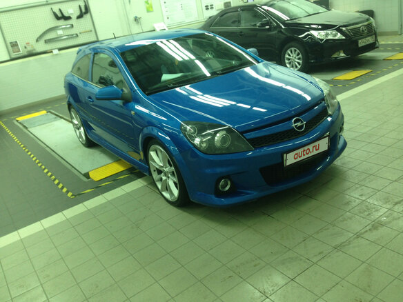 2008 Opel Astra OPC H, голубой - вид 1