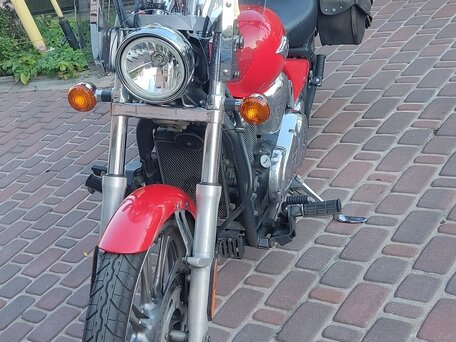 2008 Kawasaki VN900 Vulcan, красный, 540000 рублей, вид 3