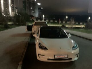 2020 Tesla Model 3 Long Range I, белый, 3750000 рублей, вид 1