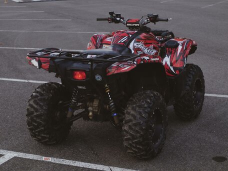 2008 Yamaha Grizzly 700, чёрный, 780000 рублей, вид 4