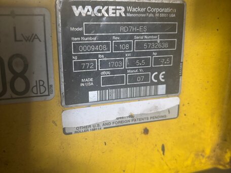 2019 Wacker Neuson RD, 1500000 рублей, вид 4