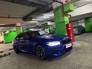 2020 BMW M5 Competition VI (F90), синий, 10000000 рублей, вид 3
