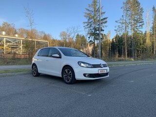2012 Volkswagen Golf VI, белый, 1075000 рублей, вид 5