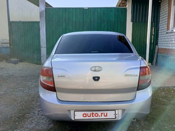2015 Lada (ВАЗ) Granta I, серебристый, 418000 рублей - вид 3