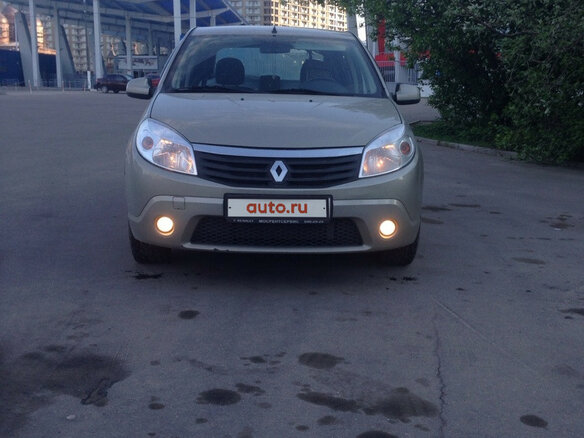 2010 Renault Sandero I, бежевый - вид 3