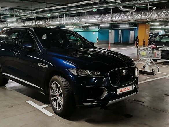 2019 Jaguar F-Pace I, синий, 4035526 рублей - вид 2