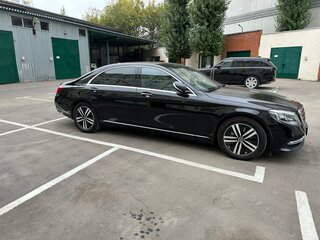 2019 Mercedes-Benz S-Класс 350 d Long VI (W222, C217) Рестайлинг, чёрный, 4300000 рублей, вид 4