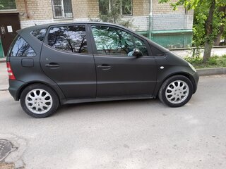 2000 Mercedes-Benz A-Класс 160 I (W168), чёрный, 250000 рублей, вид 2