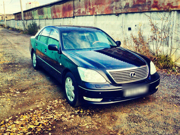 2006 Lexus LS 430 III Рестайлинг, чёрный