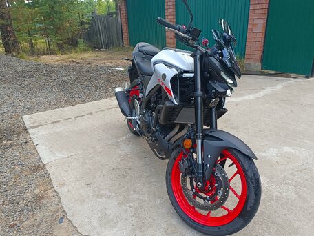 2020 Yamaha MT-03, серебристый, 550000 рублей, вид 2
