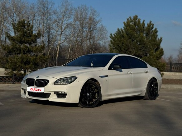 2014 BMW 6 серии Gran Coupe 640d xDrive III (F06/F13/F12), белый, 2500000 рублей - вид 1
