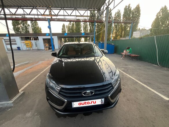 2018 Lada (ВАЗ) Vesta I, чёрный, 750000 рублей - вид 1