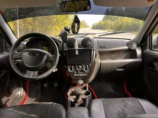 2012 Lada (ВАЗ) Granta I, серебристый, 355000 рублей, вид 5
