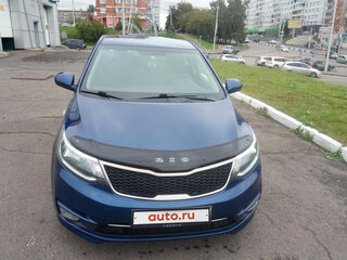 2016 Kia Rio III Рестайлинг, синий, 1375000 рублей, вид 2