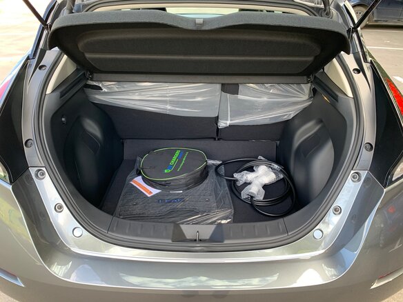 2019 Nissan Leaf II (ZE1), серый - вид 26