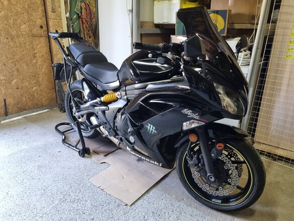 2012 Kawasaki ER-6F (Ninja 650R), чёрный, 519000 рублей - вид 10