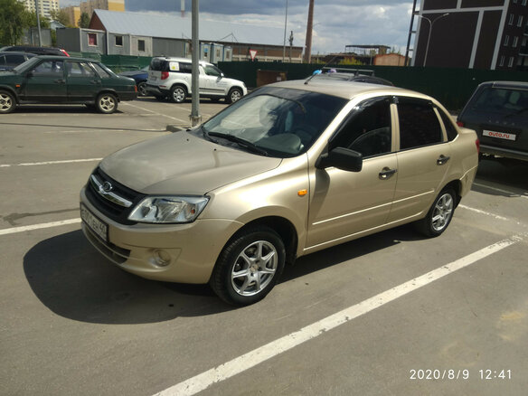 2013 Lada (ВАЗ) Granta I, золотистый - вид 1