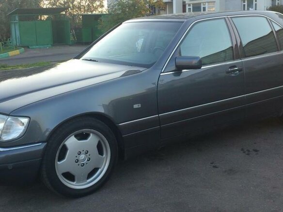 1996 Mercedes-Benz S-Класс 420 III (W140) Рестайлинг, серый - вид 2