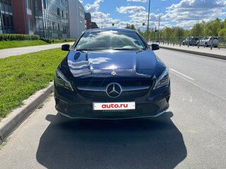 2018 Mercedes-Benz CLA 200 I (C117, X117) Рестайлинг, синий, 1500000 рублей, вид 2