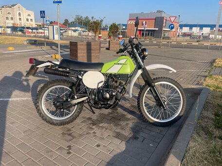 1983 Kawasaki KLR 250, зелёный, 335790 рублей, вид 1