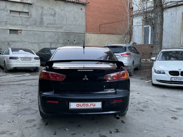 2008 Mitsubishi Lancer X, чёрный, 690000 рублей - вид 5