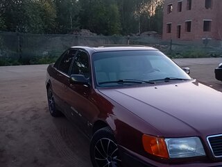 1992 Audi 100 IV (C4), красный, 300000 рублей, вид 1