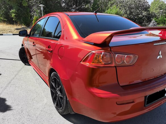 2007 Mitsubishi Lancer X, красный, 840000 рублей - вид 12