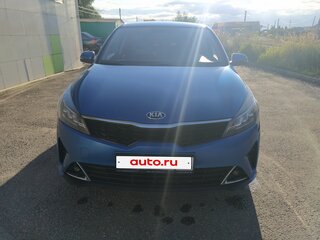 2020 Kia Rio IV Рестайлинг, синий, 1770000 рублей, вид 2