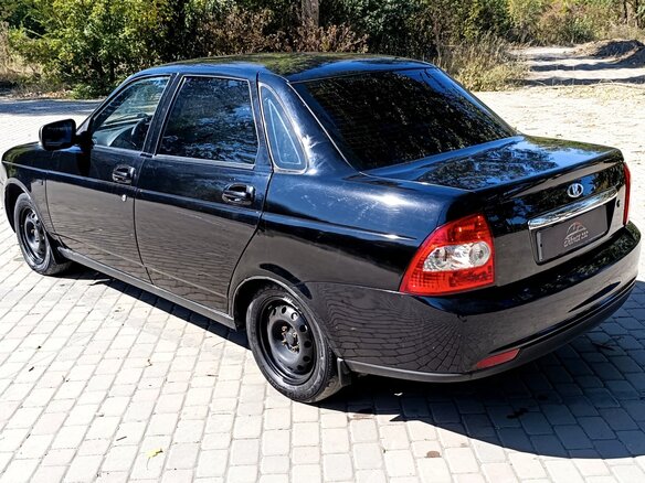 2009 Lada (ВАЗ) Priora I, чёрный, 400000 рублей - вид 5