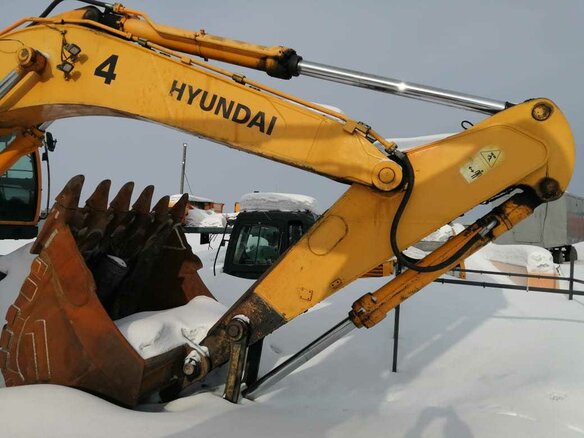 2014 Hyundai R520LC, жёлтый - вид 9