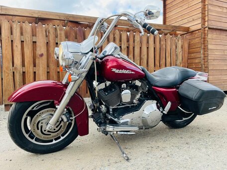 2004 Harley-Davidson Road King, красный, 810000 рублей, вид 4